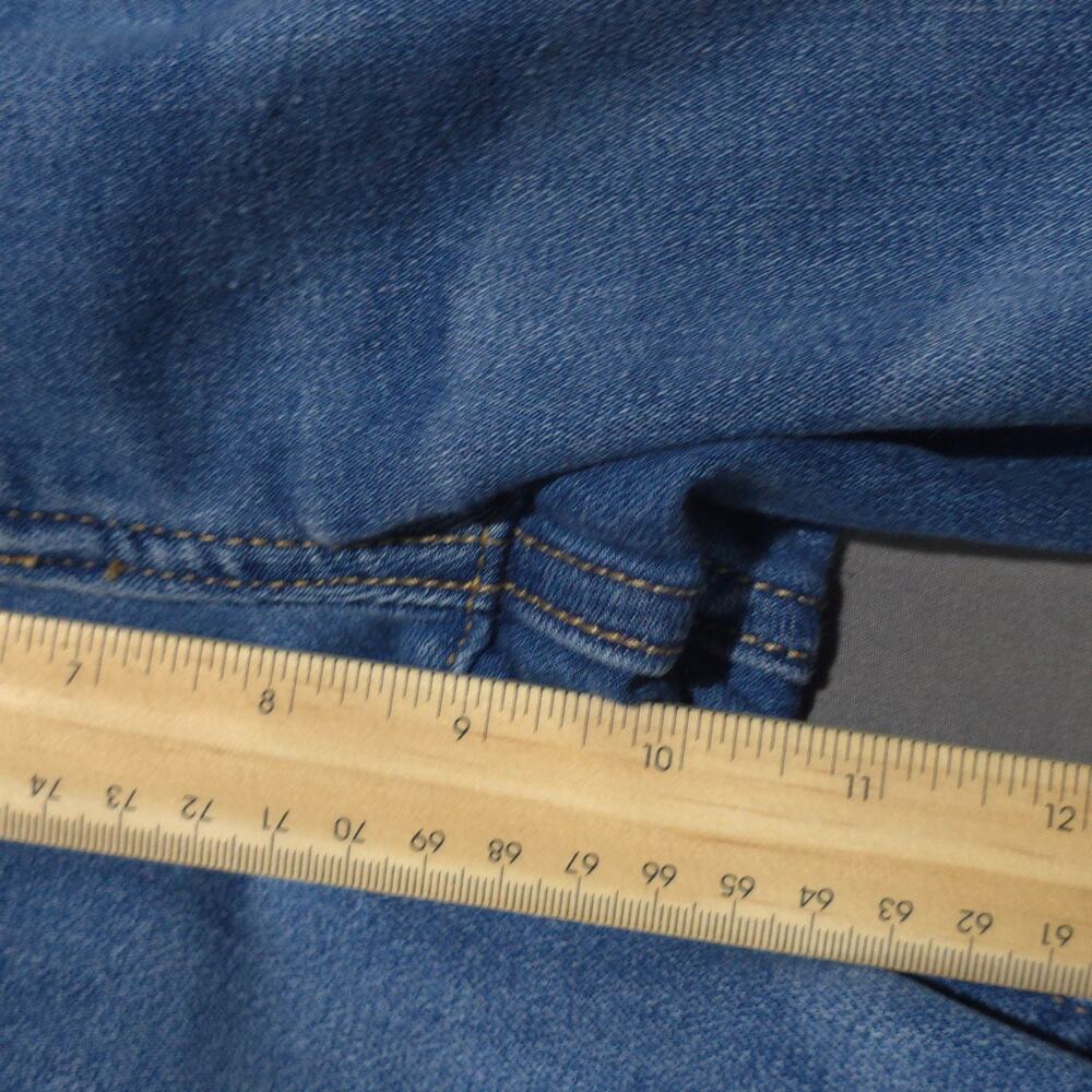 Arizona Jean Co Womens Size 7 Mid Rise Skinny Distressed Ripped Denim Jeans - Picture 8 of 12